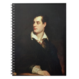 Portrait of Lord Byron (1788-1824) (oil on canvas) Notebook