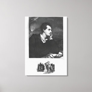 Portrait of Lord Byron Canvas Print