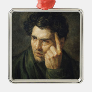 Portrait of Lord Byron Metal Tree Decoration