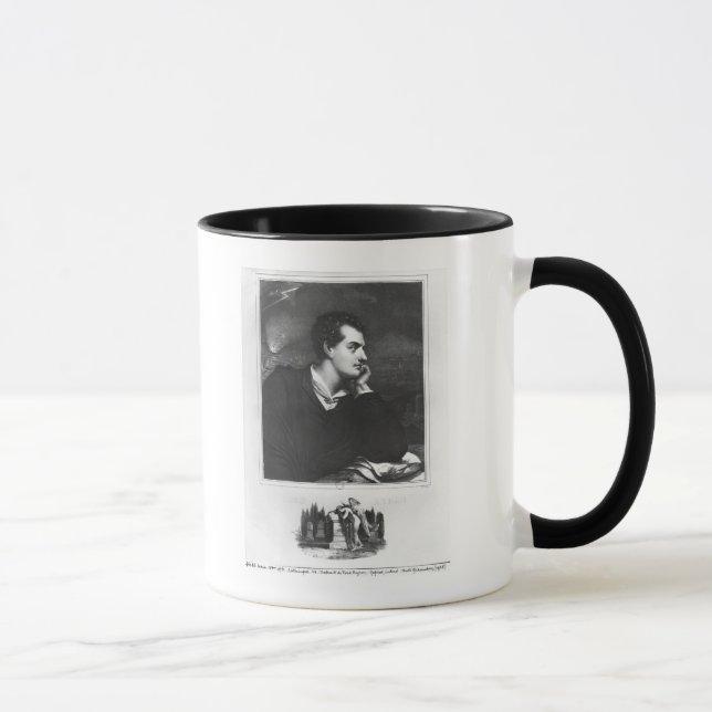 Portrait of Lord Byron Mug (Right)