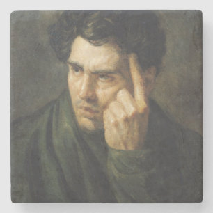 Portrait of Lord Byron Stone Coaster