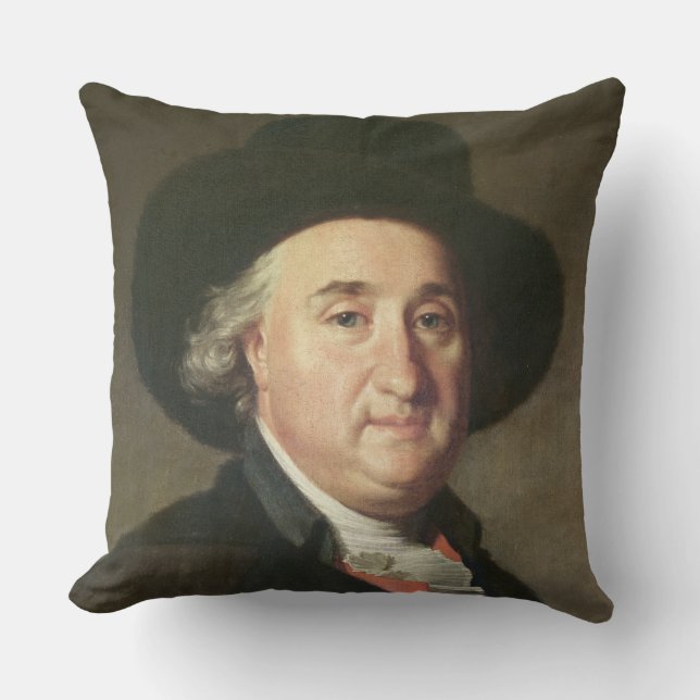 Portrait of Lorenzo di Credi, 1488 (oil on panel) Cushion (Front)