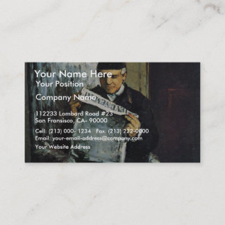 Portrait Of Louis-Auguste Cézanne, The Father Of T Business Card