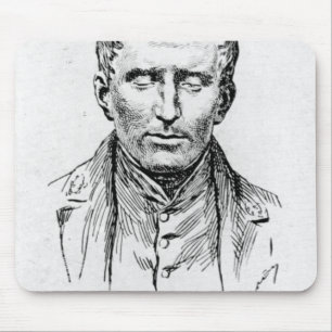 Portrait of Louis Braille Mouse Mat