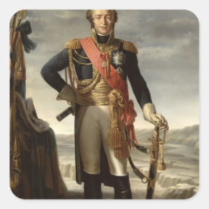Portrait of Louis Nicolas Davout Square Sticker