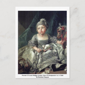 Portrait Of Louis Philippe Joseph Postcard
