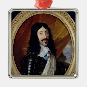 Portrait of Louis XIII after 1610 Metal Tree Decoration