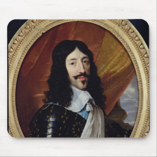 Portrait of Louis XIII  after 1610 Mouse Mat