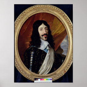 Portrait of Louis XIII after 1610 Poster