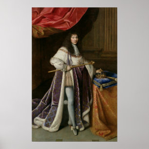 Portrait of Louis XIV 2 Poster