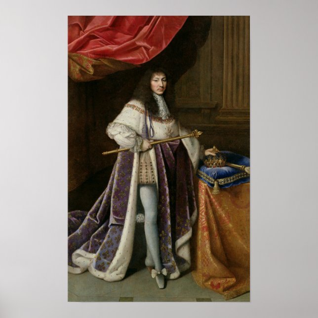 Portrait of Louis XIV 2 Poster (Front)