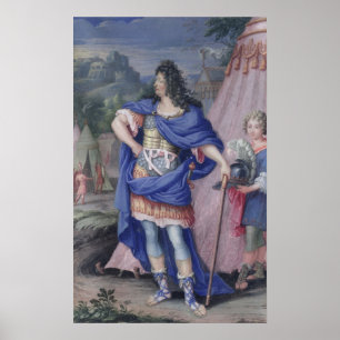 Portrait of Louis XIV  King of France Poster