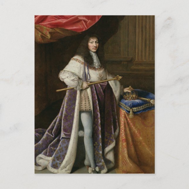 Portrait of Louis XIV Postcard (Front)