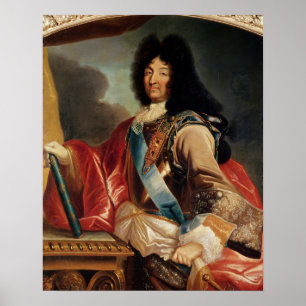 Portrait of Louis XIV Poster