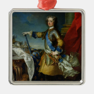Portrait of Louis XV  King of France, c.1727 Metal Tree Decoration