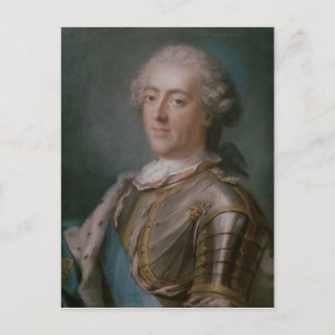 Portrait of Louis XV  King of France Postcard