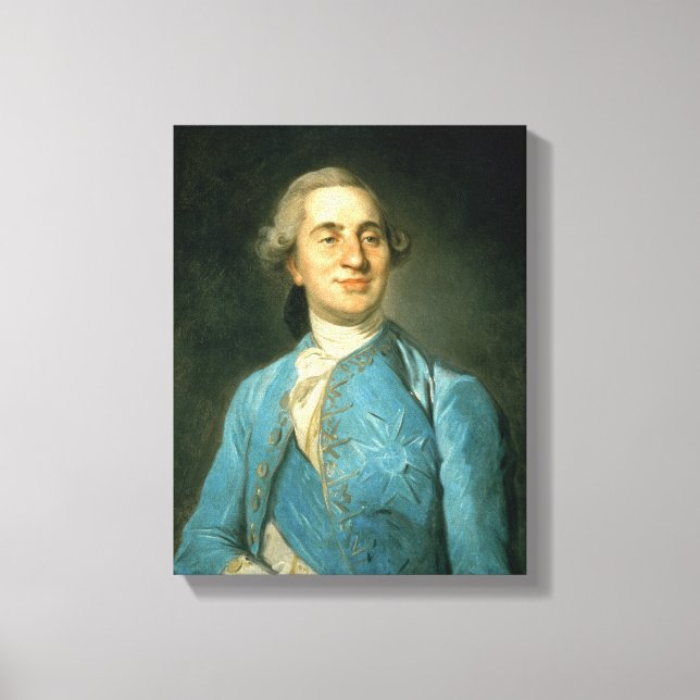 Portrait of Louis XVI  1775 Canvas Print (Front)
