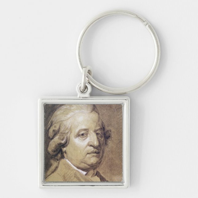 Portrait of Louis XVI  King of France Key Ring (Front)