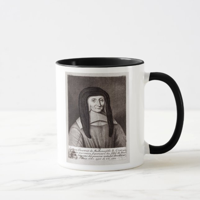 Portrait of Louise de Marillac Mug (Right)