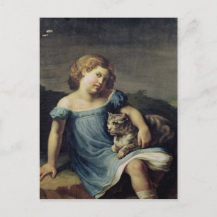 Portrait of Louise Vernet as a Child, 1818-19 Postcard