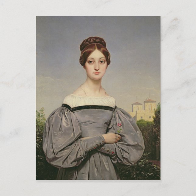 Portrait of Louise Vernet  Daughter of the Postcard (Front)