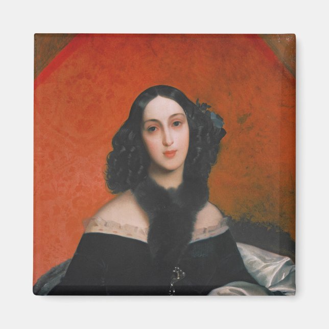Portrait of M.A. Bek, 1840 Magnet (Front)