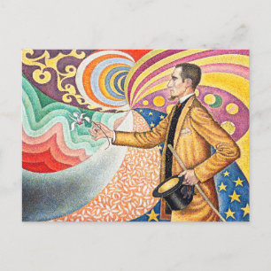 Portrait of M. Félix Fénéon in 1890 by Paul Signac Postcard