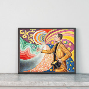 Portrait of M. Félix Fénéon in 1890 by Paul Signac Poster