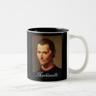 Portrait of Machiavelli 1 Two-Tone Coffee Mug