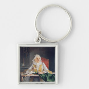Portrait of Madame Antoine Crozat, 1741 Key Ring