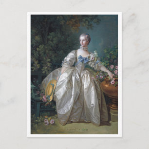 Portrait of Madame Bergeret, Boucher Postcard