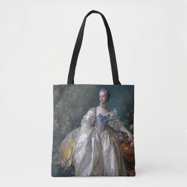 Portrait of Madame Bergeret, Boucher Tote Bag (Front)