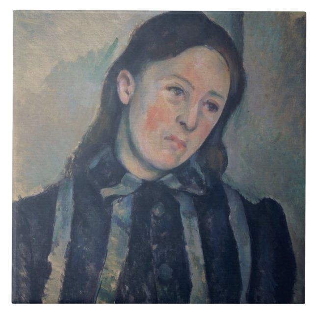 Portrait of Madame Cezanne with Loosened Hair, 189 Tile (Front)