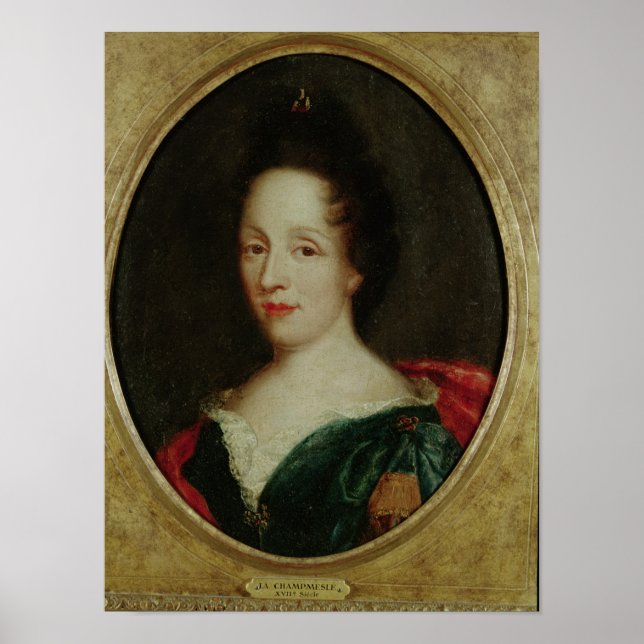 Portrait of Madame Champmesle Poster (Front)