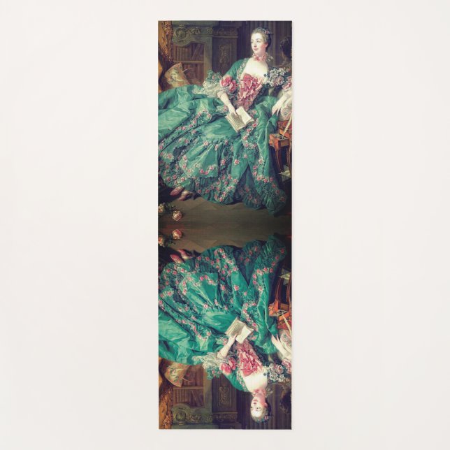 Portrait of Madame de Pompadour - Francois Boucher Yoga Mat (Front)