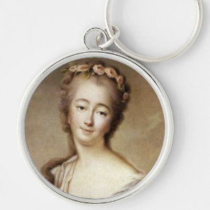 Portrait of Madame du Barry Key Ring