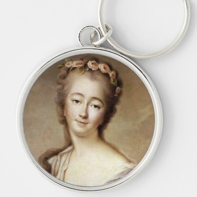Portrait of Madame du Barry Key Ring (Front)