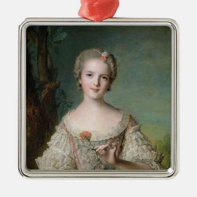 Portrait of Madame Louise de France Metal Tree Decoration (Front)