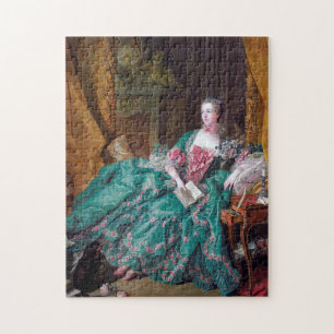 Portrait of Madame Pompadour, Boucher Jigsaw Puzzle