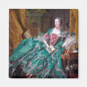 Portrait of Madame Pompadour, Boucher Magnet