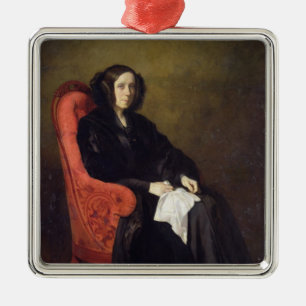Portrait of Madame Poullain-Dumesnil, 1842 Metal Tree Decoration