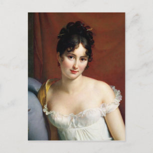 Portrait of Madame Recamier Postcard