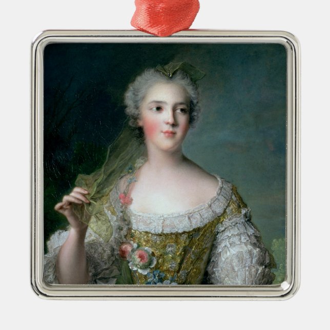 Portrait of Madame Sophie Metal Tree Decoration (Front)