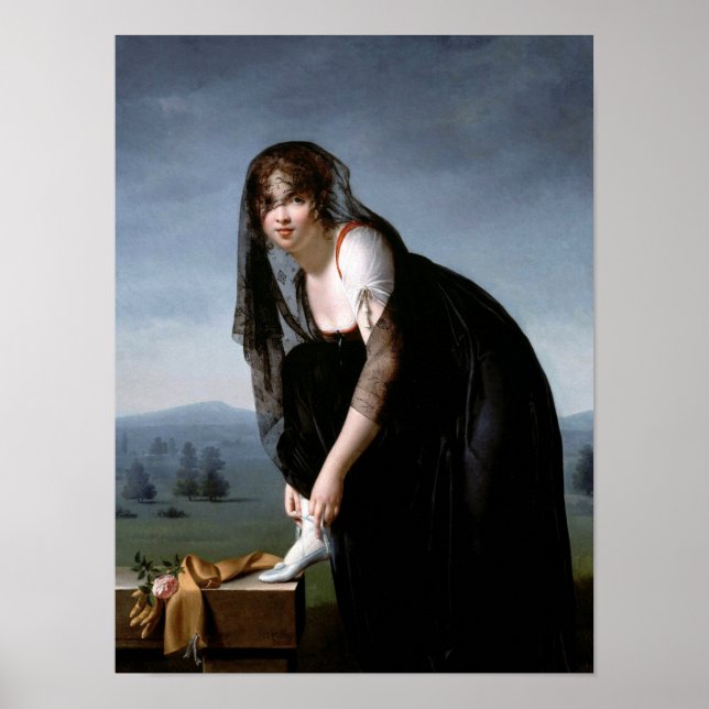 Portrait of Madame Soustra. Marie-denise Villers Poster (Front)