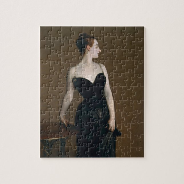 Portrait of Madame X (Madame Gautreau) by Sargent Jigsaw Puzzle (Vertical)