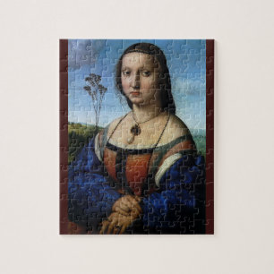 Portrait of Maddalena Doni by Raphael Sanzio Jigsaw Puzzle