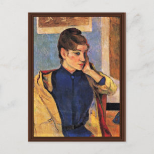 Portrait Of Madeleine Bernard By Gauguin Paul Postcard