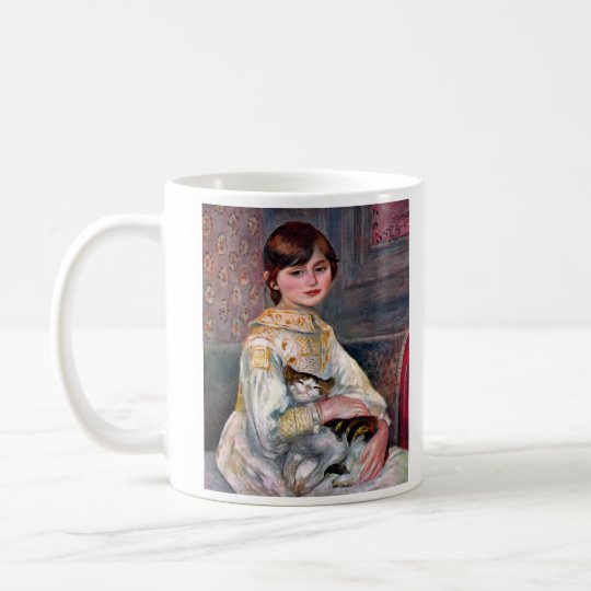 Portrait of Mademoiselle Julie Manet by Renoir Coffee Mug