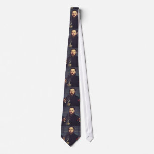 Portrait of Man and Falcon Tie