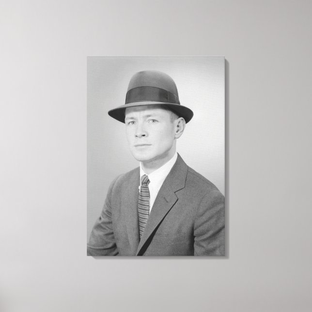 Portrait of Man Canvas Print (Front)